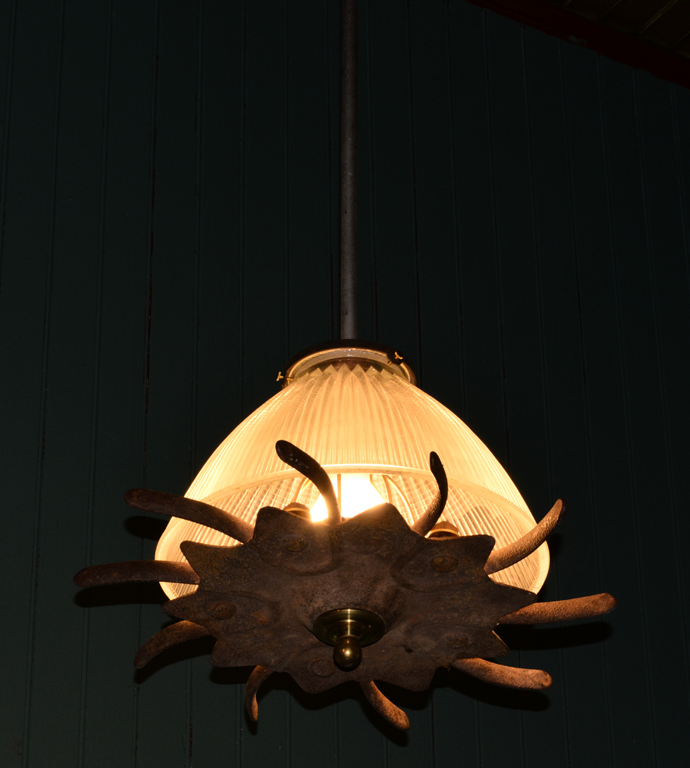 A chandelier by Harry Anderson