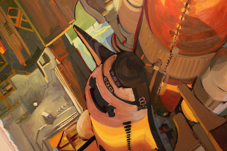 Detail of Endeavor an artwork by Matthew Frock